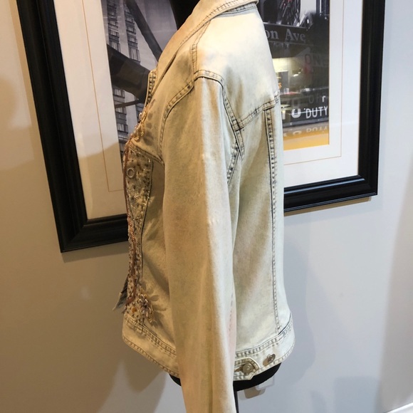 EUC Variations Bleached Denim Jacket - Picture 9 of 16